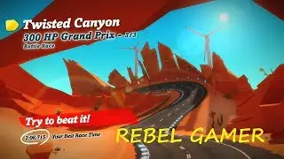 Joyride Turbo - #03 Grand Prix: Twisted Canyon (300HP) - XBOX 360 (HD)