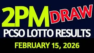 2pm Lotto Result Today February 15, 2026 Swertres Ez2 PCSO