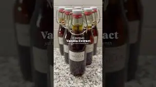 Homemade vanilla extract, 3 months later