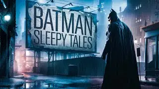 Gotham Shadows: Batman&rsquo;s Silent Vigil | Rainy Night ASMR Sleep Story