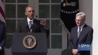 President Obama Nominates Merrick Garland to Supreme Court after Antonin Scalia Death [FUL