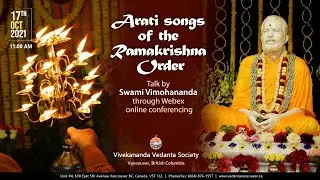 Arati Songs of the Ramakrishna Order (Part 1) Swami Vimohananda
