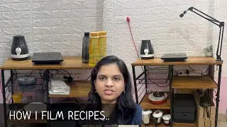 Cleaning & Organizing My YouTube Filming Space | Small Cooking Channel Setup 🎥🥘