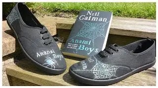 Repainting Gaiman Shoes