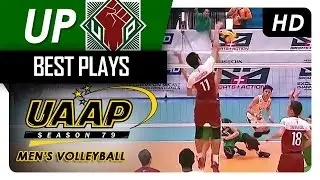 Nasty hit by Gerard Valbuena! | UP | Best Plays | UAAP 79 MV