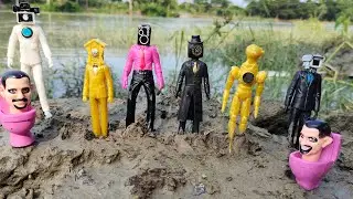 Hunting found Skibidi toilet, Titan Speakerman, Cameraman, Titan tvman,Titan clockman, Drillman #131