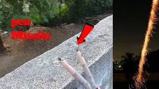 How to make rocket at home - super easy || pen missile rockets for machis