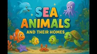 Sea Animals and Their Homes | Ocean Animals | Kids Songs and Nursery Rhymes | Little Joy Kids Rhymes