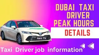 Peak hours details in Dubai taxi driver job.|| Hala Booking meter start information for customers