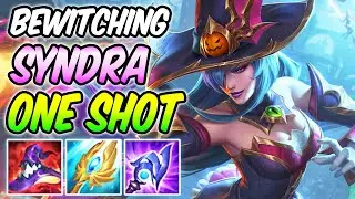 ONE-SHOT FULL AP SYNDRA MID | Build & Runes | BEWITCHING SYNDRA GAMEPLAY | League of Legends