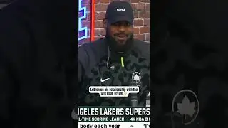 LeBron talks on what his relationship with Kobe Bryant was like 💛💜