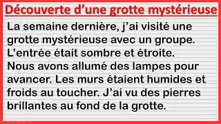 تعلم القراءة و الفهم   باللغة الفرنسية  🇫🇷  🇫🇷 ( اكتشاف مغارة غامضة)