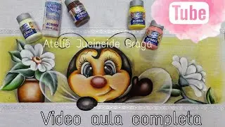 Pintando Abelhinha Tecido  CATITA ESTILOTEX