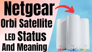 Netgear Orbi Satellite Red, Blue, Magenta LED Meaning (770 Series) | Devicessetup