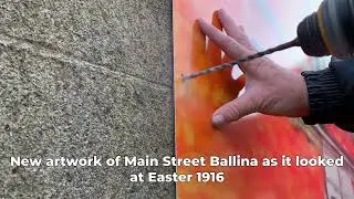 The Easter Wall Art Project at Pearse Street Ballina