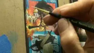 MTG Artist Terese Nielsen Alters Force of Will Burning Down the Library of Alexandria