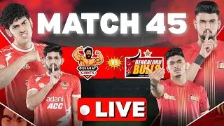 PKL 12 LIVE | Match 45 | Gujarat Giants vs Bengaluru Bulls
