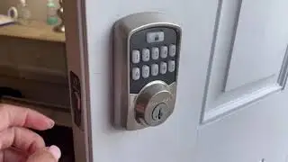 Kwikset 99420 001 Aura Bluetooth Programmable Keypad Door Lock Deadbolt