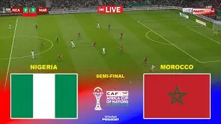🔴LIVE : Nigeria vs Morocco - Africa Cup of Nations 2025 CAF | Pes 21 Gameplay