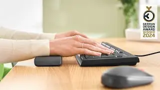 Leitz Ergo Adjustable Keyboard Wrist Rest - product video