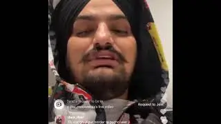 Sidhu Moosewala Instagram Live talking about |yes I&rsquo;m student | and upcoming |Phantom song |
