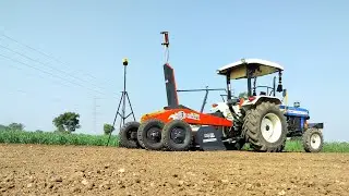 Birbal laser land leveller with New holland 3630 Tractor performed in Maharashtra