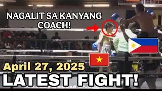 LATEST FIGHT! April 27, 2025 l PINOY bagong WBC International champion kalaban nagalit