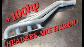 Tony the 3V Mustang new headers are here!!! +100hp #bolton #JBA #jethot #racelife #racecar #roush