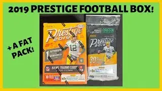 My First 2019 Prestige Football Box Opening! Plus a Fat Pack!