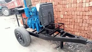 New Generator set with 15 kva single bearing  motor