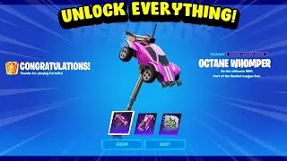 *EASIEST* way to complete ALL ROCKET LEAGUE LLAMA RAMA CHALLENGES in Fortnite! (Free Rewards Guide!)