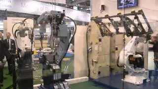 Panasonic welding robots at Automatica 2012