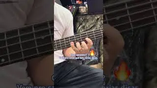 V&iacute;deo aula de baixo, se ele quiser assar no contrabaixo o fogo vai pegar