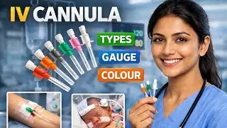 IV Cannula Colours & Gauge Explained | Types, Uses #viral #ivcannula 