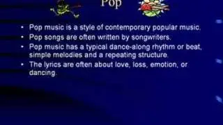 Pop  Music Genre