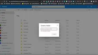 OneDrive: Create New Folder