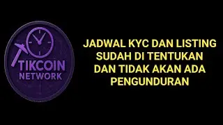 TIKCOIN NETWORK UPDATE INFO ‼️ KYC AND LISTING SCHEDULE HAS BEEN DETERMINED ❓