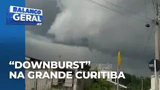 Tempo no Paran&aacute;: entenda o fen&ocirc;meno que provocou microexplos&atilde;o na RMC e chegou a destelhar posto
