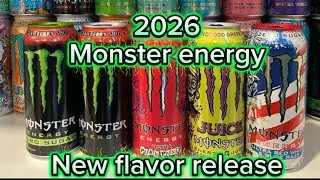 Monster energy - 2026 new flavor release