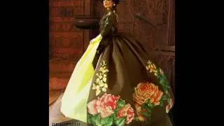 Outlander Doll Claire Jamie Doll Paris Inspired Repaint Barbie Dressage Dress
