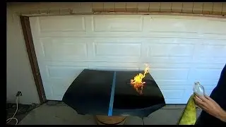 Glare Paint Protection Fire Test