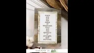 Picket Fence Studios: Rustic Masculine Card Using the Blender Brushes