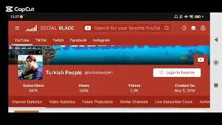 Turkish People's YouTube channel revenue from monetized content 