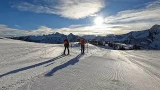 Skiën, skisafari, Balderschwang, Damüls, Mellau, Warth, Lech, deel 2: van Damüls naar Mellau