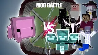 Pig2 Vs. OP Godlike Mobs | 1.20.1 Minecraft | Mob Battle