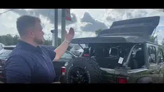 How To Fold Down Jeep Wrangler Soft Top | Tutorial