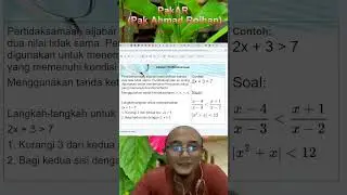 Live - Aljabar: Pertidaksamaan (Part-4)
