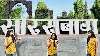 Saras Baug Pune Vlog | Ganpati Mandir | Peaceful Evening |Full Garden Tour| Complete Information #1m