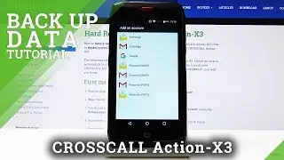 How to Enable Google Backup in CROSSCALL Action X3 &ndash; Backup Account