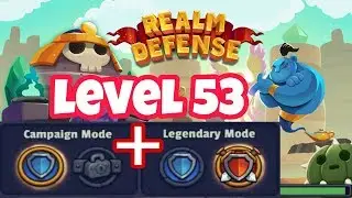 Realm Defense Level 53 Campaign And Legendary With Local Heroes